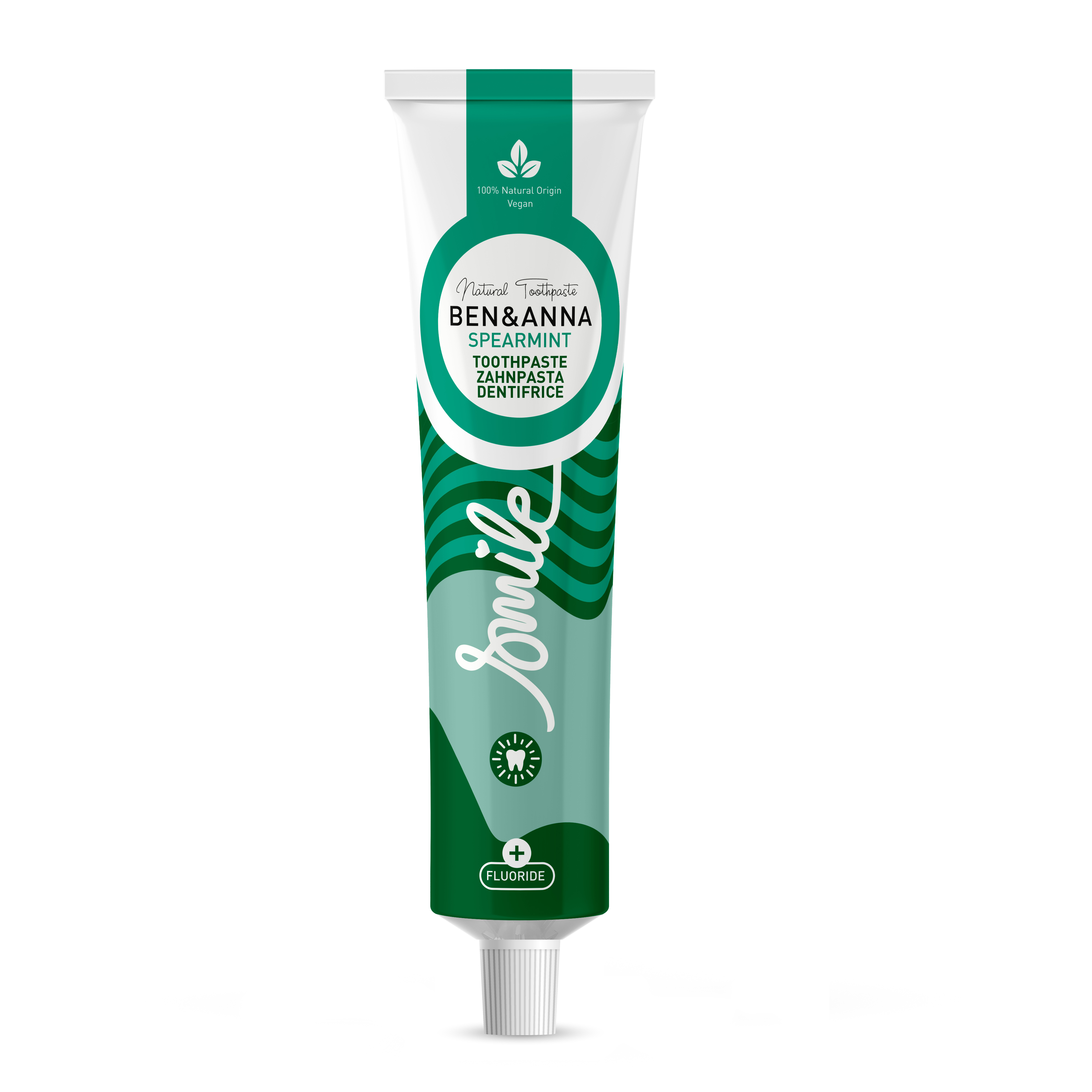 BEN & ANNA ZAHNPASTA TUBE - SPEARMINT MIT FLUORID