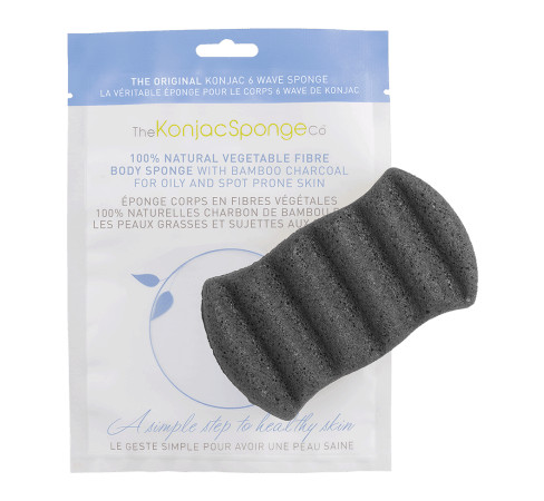 THE KONJAC SPONGE KÖRPERSCHWAMM BAMBOO CHARCOAL