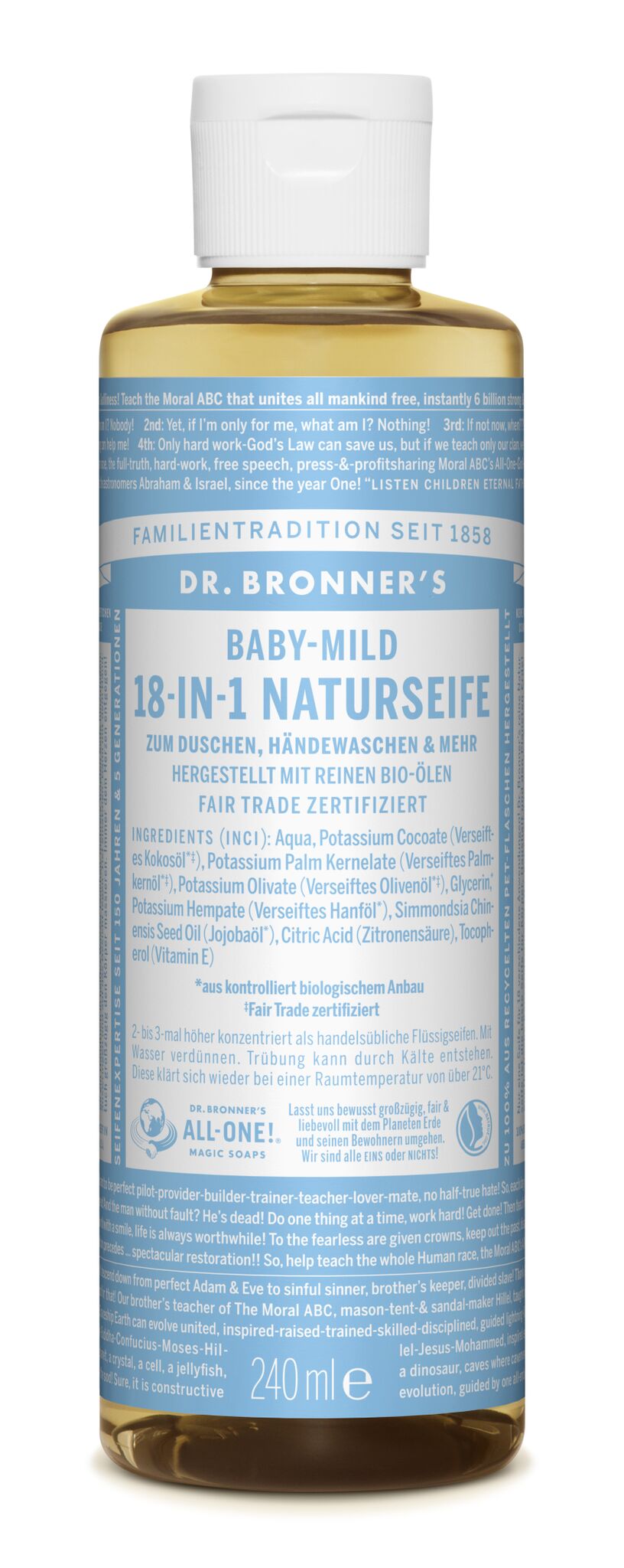 DR. BRONNER'S NATURSEIFE BABY MILD - LIQUID SOAP