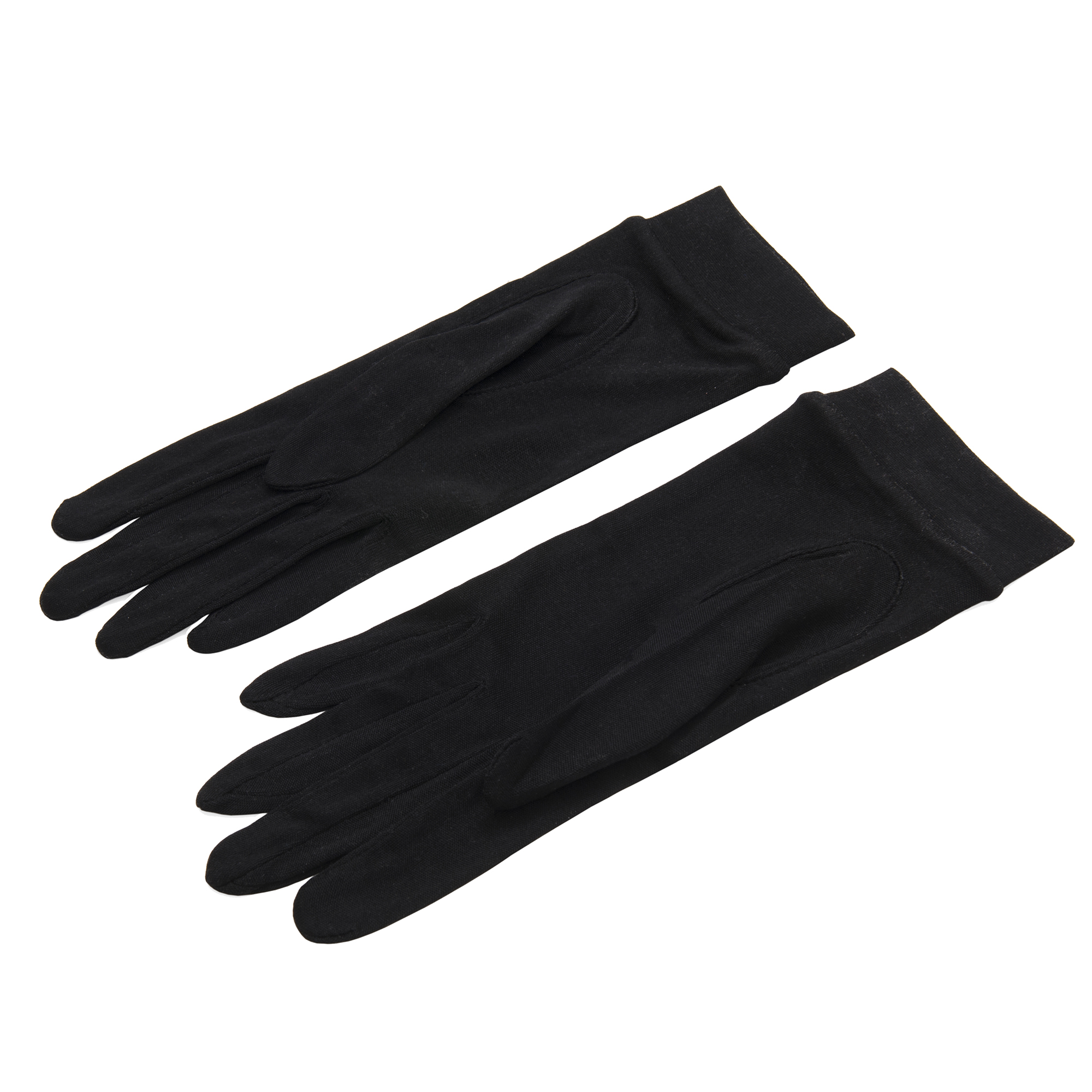 HOLISTIC SILK PURE SILK MOISTURISING GLOVES BLACK