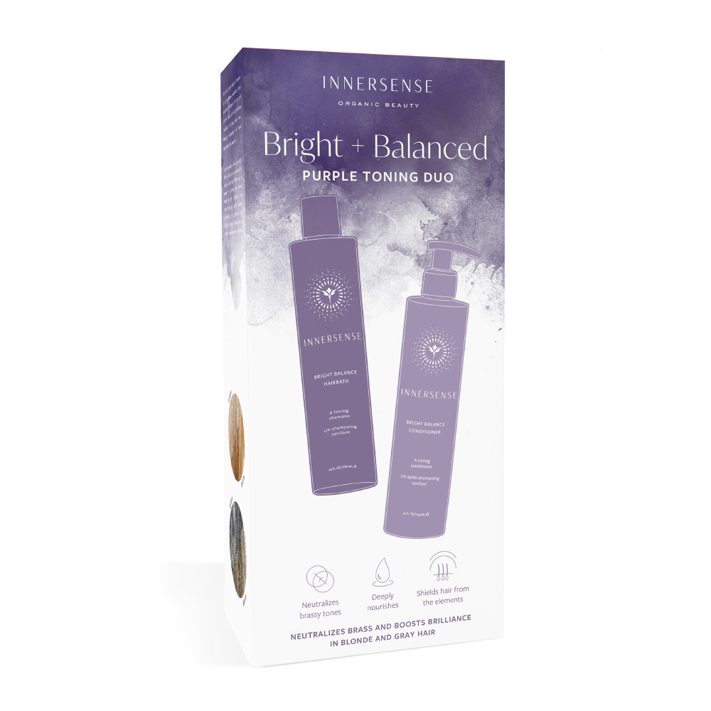 INNERSENSE BRIGHT + BALANCED PURPLE TONING DUO