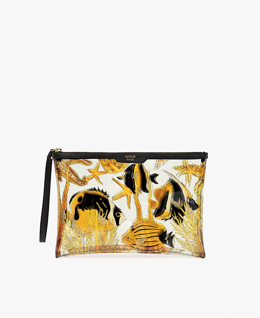 SALE - WOUF NIGHT CLUTCH FISH