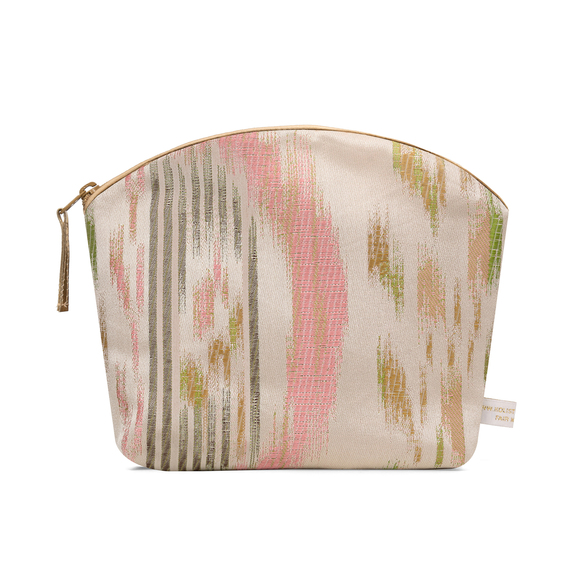 HOLISTIC SILK LAVENDER MAKE UP BAG "IKAT"