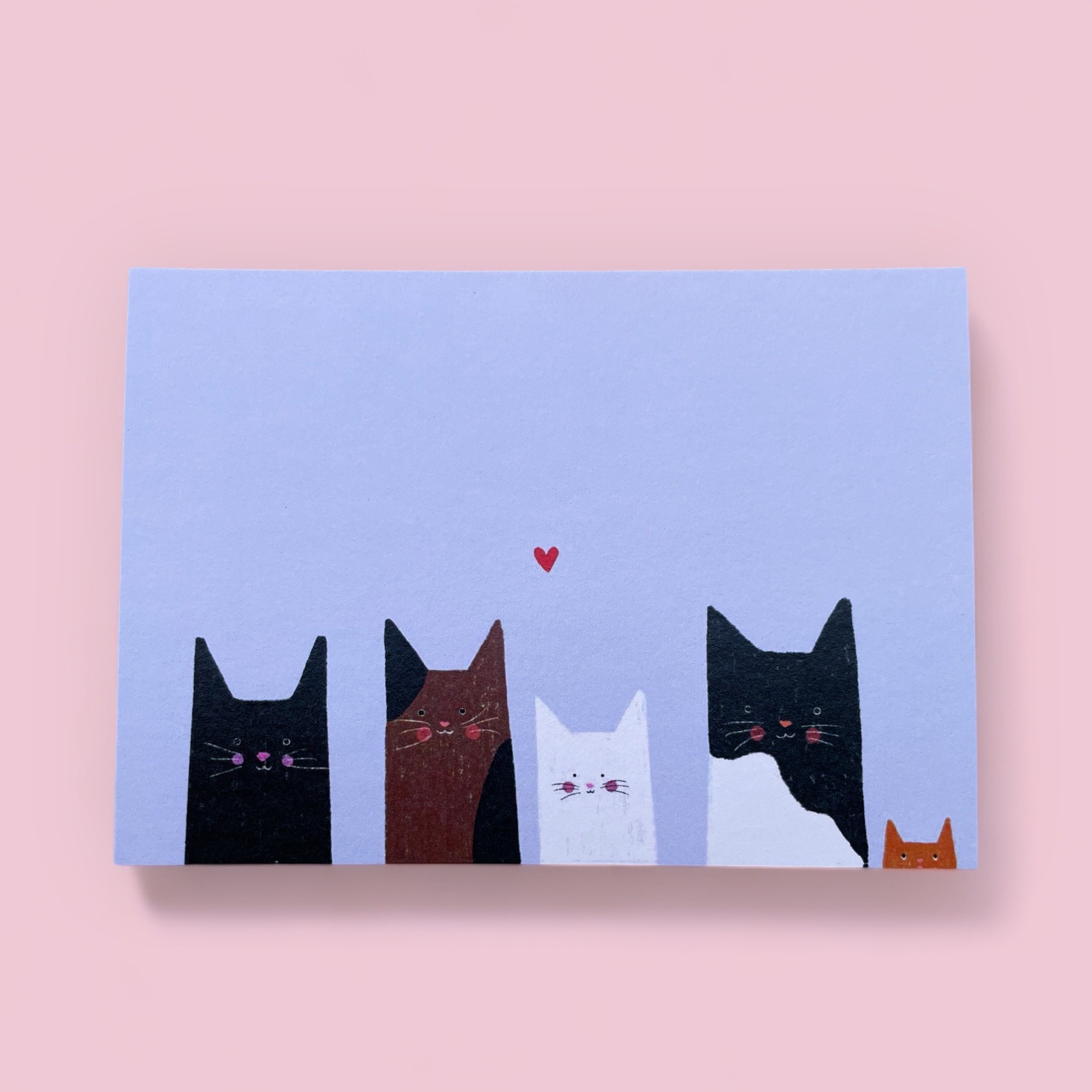 arion illustriert - Grusskarte Les Chats et L‘amour