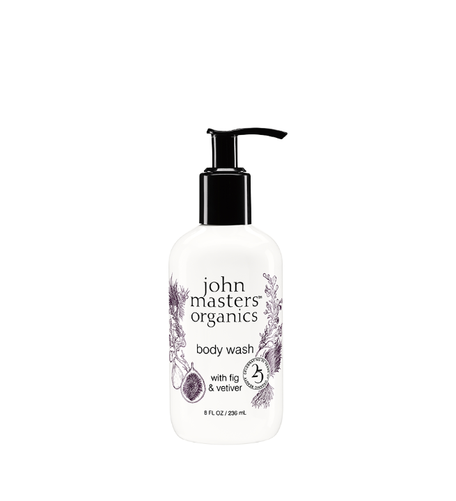 JOHN MASTERS ORGANICS BODY WASH FIG & VETIVER